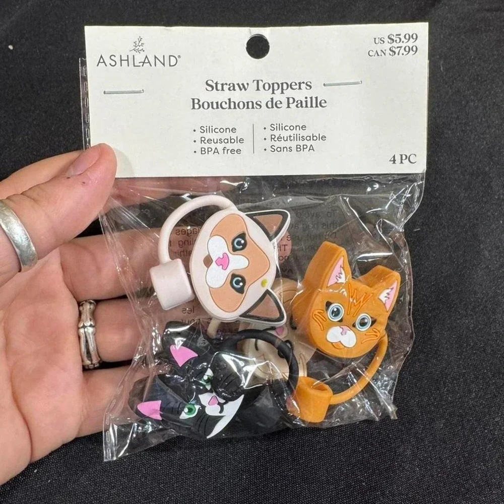 Ashland Cat Straw Toppers- 4 pack‎